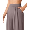 image:imageG4Free ShiftReady Shorts for Women Dressy Casual 718  High Waisted Wide Leg Pleated Shorts with PocketsTaupe
