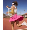 image:imageG4Free Chillwhisp Pleated Tennis Skirts for Women  15 Athletic Seamless High Waisted Skort Builtin Shorts with PocketsRose Pink