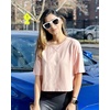 image:imageG4Free Short Sleeve Crop Workout Tops for Women Loose Fit Cotton Basic TShirtsPink