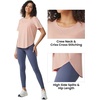 image:imageG4Free Short Sleeve Workout Tops for Women Athletic TShirts Lightweight Yoga Running Tee TopPure Pink