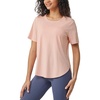 image:imageG4Free Short Sleeve Workout Tops for Women Athletic TShirts Lightweight Yoga Running Tee TopPure Pink
