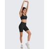 image:imageG4Free BareFeel Non Padded Racerback Sports Bra for Women  Scoop Neck Workout Tank Top Casual Yoga GymBlack