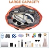 image:imageG4Free Beach Bag Waterproof Sandproof Beach Tote Bag Large Capacity Foldable for WomenOrange Stripe