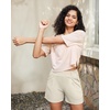image:imageG4Free EverGoing Dressy Casual Shorts for Women 5 High Waisted Summer Lounge Pleated Shorts with PocketsIvory