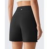 image:imageG4Free EverGoing Womens Casual Shorts High Waisted 4  5 Comfy Shorts with Pockets for Yoga Workout LoungeBlack