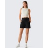 image:imageG4Free EverGoing Womens Casual Shorts High Waisted 4  5 Comfy Shorts with Pockets for Yoga Workout LoungeBlack