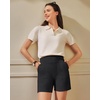 image:imageG4Free EverGoing Womens Casual Shorts High Waisted 4  5 Comfy Shorts with Pockets for Yoga Workout LoungeBlack