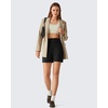 image:imageG4Free EverGoing Womens Casual Shorts High Waisted 4  5 Comfy Shorts with Pockets for Yoga Workout LoungeBlack