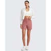 image:imageG4Free EverGoing Womens Casual Shorts High Waisted 4  5 Comfy Shorts with Pockets for Yoga Workout LoungeCameo