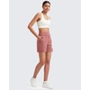 image:imageG4Free EverGoing Womens Casual Shorts High Waisted 4  5 Comfy Shorts with Pockets for Yoga Workout LoungeCameo