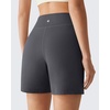 image:imageG4Free EverGoing Womens Casual Shorts High Waisted 4  5 Comfy Shorts with Pockets for Yoga Workout LoungeDark Gray