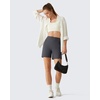 image:imageG4Free EverGoing Womens Casual Shorts High Waisted 4  5 Comfy Shorts with Pockets for Yoga Workout LoungeDark Gray