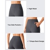 image:imageG4Free EverGoing Womens Casual Shorts High Waisted 4  5 Comfy Shorts with Pockets for Yoga Workout LoungeDark Gray