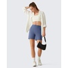 image:imageG4Free EverGoing Womens Casual Shorts High Waisted 4  5 Comfy Shorts with Pockets for Yoga Workout LoungeDenim Blue
