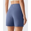 image:imageG4Free EverGoing Womens Casual Shorts High Waisted 4  5 Comfy Shorts with Pockets for Yoga Workout LoungeDenim Blue