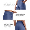 image:imageG4Free EverGoing Womens Casual Shorts High Waisted 4  5 Comfy Shorts with Pockets for Yoga Workout LoungeDenim Blue