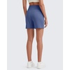 image:imageG4Free EverGoing Womens Casual Shorts High Waisted 4  5 Comfy Shorts with Pockets for Yoga Workout LoungeDenim Blue
