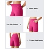 image:imageG4Free EverGoing Womens Casual Shorts High Waisted 4  5 Comfy Shorts with Pockets for Yoga Workout LoungeHot Pink