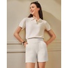 image:imageG4Free EverGoing Womens Casual Shorts High Waisted 4  5 Comfy Shorts with Pockets for Yoga Workout LoungeIvory