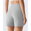 image:imageG4Free EverGoing Womens Casual Shorts High Waisted 4  5 Comfy Shorts with Pockets for Yoga Workout LoungeLight Gray