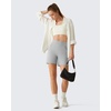 image:imageG4Free EverGoing Womens Casual Shorts High Waisted 4  5 Comfy Shorts with Pockets for Yoga Workout LoungeLight Gray