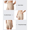 image:imageG4Free EverGoing Womens Casual Shorts High Waisted 4  5 Comfy Shorts with Pockets for Yoga Workout LoungeLight Khaki