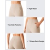 image:imageG4Free EverGoing Womens Casual Shorts High Waisted 4  5 Comfy Shorts with Pockets for Yoga Workout LoungeLight Khaki