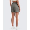 image:imageG4Free EverGoing Womens Casual Shorts High Waisted 4  5 Comfy Shorts with Pockets for Yoga Workout LoungeMocha Brown
