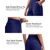 image:imageG4Free EverGoing Womens Casual Shorts High Waisted 4  5 Comfy Shorts with Pockets for Yoga Workout LoungeRoyal Blue