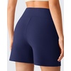 image:imageG4Free EverGoing Womens Casual Shorts High Waisted 4  5 Comfy Shorts with Pockets for Yoga Workout LoungeRoyal Blue