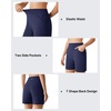 image:imageG4Free EverGoing Womens Casual Shorts High Waisted 4  5 Comfy Shorts with Pockets for Yoga Workout LoungeRoyal Blue
