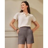 image:imageG4Free EverGoing Womens Casual Shorts High Waisted 4  5 Comfy Shorts with Pockets for Yoga Workout LoungeTaupe