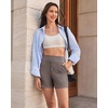 image:imageG4Free EverGoing Womens Casual Shorts High Waisted 4  5 Comfy Shorts with Pockets for Yoga Workout LoungeTaupe