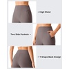 image:imageG4Free EverGoing Womens Casual Shorts High Waisted 4  5 Comfy Shorts with Pockets for Yoga Workout LoungeTaupe