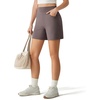 image:imageG4Free EverGoing Womens Casual Shorts High Waisted 4  5 Comfy Shorts with Pockets for Yoga Workout LoungeTaupe