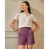 image:imageG4Free EverGoing Womens Casual Shorts High Waisted 4  5 Comfy Shorts with Pockets for Yoga Workout LoungeVelvet Dust