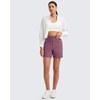 image:imageG4Free EverGoing Womens Casual Shorts High Waisted 4  5 Comfy Shorts with Pockets for Yoga Workout LoungeVelvet Dust
