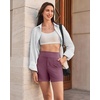 image:imageG4Free EverGoing Womens Casual Shorts High Waisted 4  5 Comfy Shorts with Pockets for Yoga Workout LoungeVelvet Dust