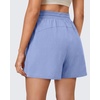 image:imageG4Free High Waisted Casual Shorts Women 35Adjustable Drawstring A Line Workout Shorts with Zip PocketsCornflower Blue
