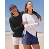 image:imageG4Free Lightbreeze UPF 50 Sun Shirts for Women  High Side Slits Long Sleeve Workout Tops Quick Dry Hiking RunningBlack