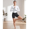image:imageG4Free Lightbreeze Womens UPF 50 Long Sleeve Workout Tops Crop Rash Guard Quick Dry Sun Shirts Running Yoga Athletic GymWhite