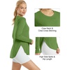 image:imageG4Free Lightbreeze Womens UPF 50 Long Sleeve Workout Tops Quick Dry UV Sun Shirt Running Gym Hiking Yoga Casual LightweightArmy Green