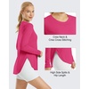 image:imageG4Free Lightbreeze Womens UPF 50 Long Sleeve Workout Tops Quick Dry UV Sun Shirt Running Gym Hiking Yoga Casual LightweightHot Pink