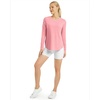 image:imageG4Free Lightbreeze Womens UPF 50 Long Sleeve Workout Tops Quick Dry UV Sun Shirt Running Gym Hiking Yoga Casual LightweightPink