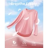 image:imageG4Free Lightbreeze Womens UPF 50 Long Sleeve Workout Tops Quick Dry UV Sun Shirt Running Gym Hiking Yoga Casual LightweightPink