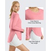 image:imageG4Free Lightbreeze Womens UPF 50 Long Sleeve Workout Tops Quick Dry UV Sun Shirt Running Gym Hiking Yoga Casual LightweightPink