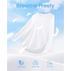 image:imageG4Free Lightbreeze Womens UPF 50 Long Sleeve Workout Tops Quick Dry UV Sun Shirt Running Gym Hiking Yoga Casual LightweightWhite