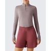 image:imageG4Free Lightbreeze Womens UPF 50 Sun Shirts Quick Dry  Breathable Crop Long Sleeve Workout Tops Running Hiking GolfGray Lilac