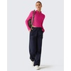 image:imageG4Free Lightbreeze Womens UPF 50 Sun Shirts Quick Dry  Breathable Crop Long Sleeve Workout Tops Running Hiking GolfHot Pink