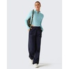 image:imageG4Free Lightbreeze Womens UPF 50 Sun Shirts Quick Dry  Breathable Crop Long Sleeve Workout Tops Running Hiking GolfLight Blue
